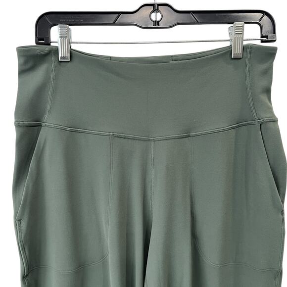 $128 Lululemon Dark Forest Green Align High-Rise Wide-Leg Pant *Short size 10 - Picture 2 of 6
